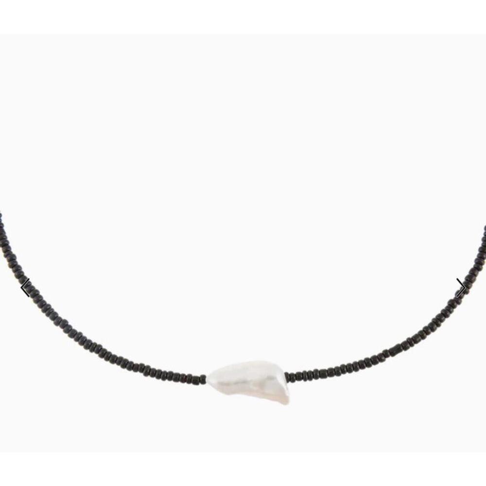 NWT Adina's Jewels BAROQUE PEARL COLOR BEADED CHOKER